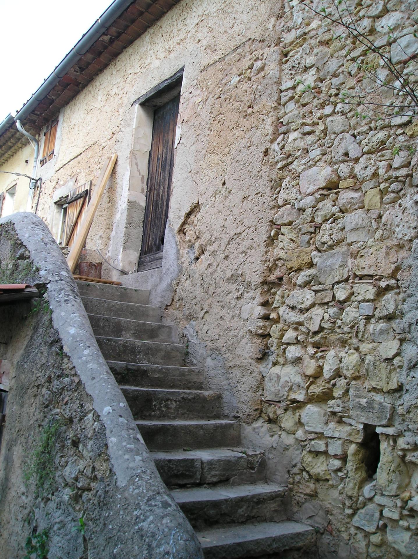 Escalier vers l'atelier