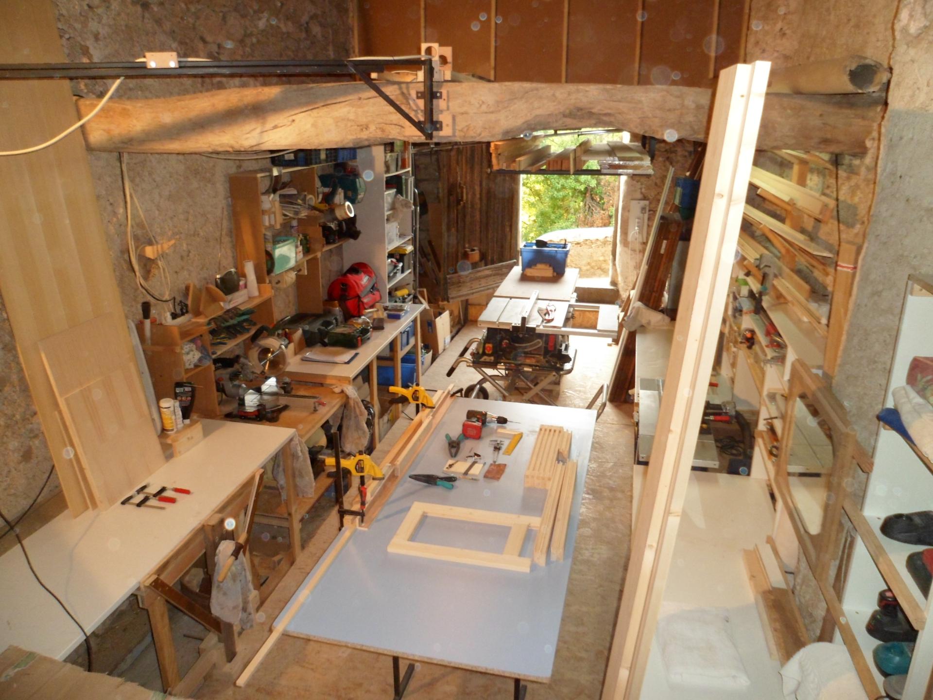 Après 2 ans l'atelier commence à évoluer